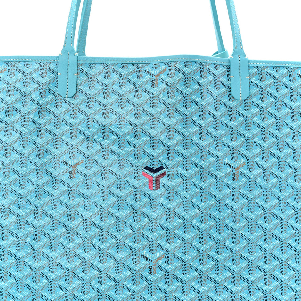 Goyardine Saint Louis GM Balise Beach Towel Set Turquoise