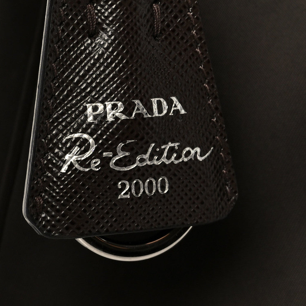 Tessuto Nylon Mini Re-Edition 2000 Bag Caffe