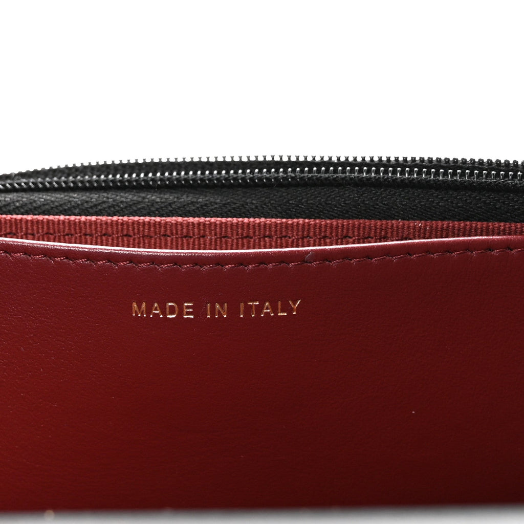 Calfskin Quilted Perfect Fit Wallet On Chain WOC Black