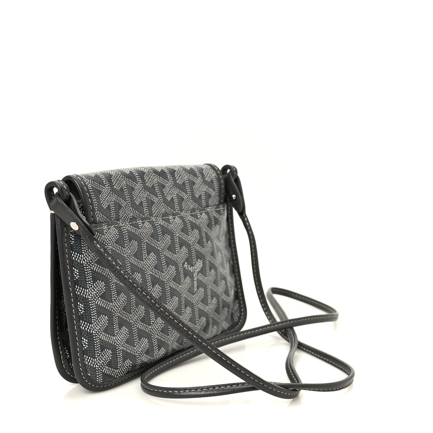 Goyardine Plumet Wallet Clutch Grey