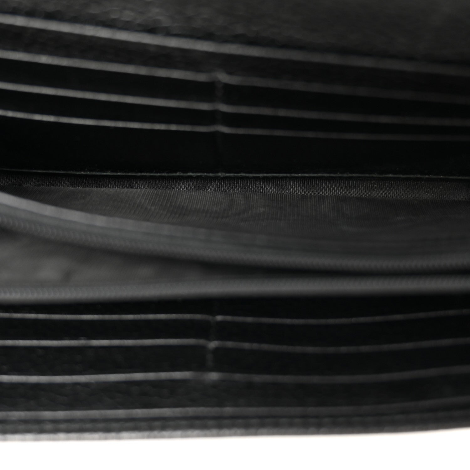 Pebbled Calfskin Large Soho Continental Wallet Black