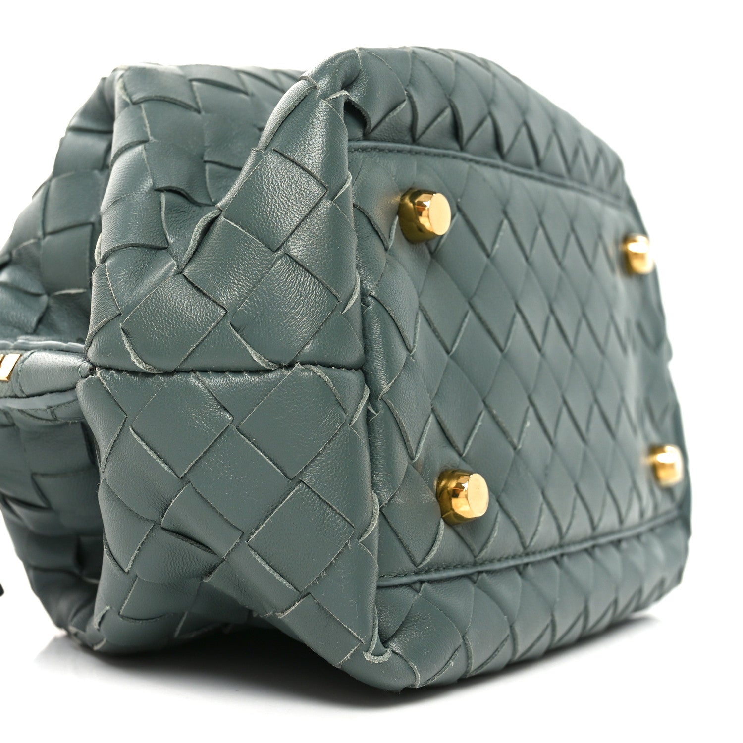 Nappa Intrecciato Bauletto Slate