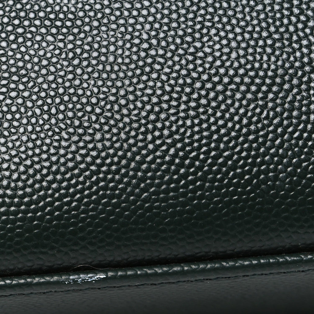 Grain de Poudre Medium Classic Monogram Cassandra Top Handle Dark Green