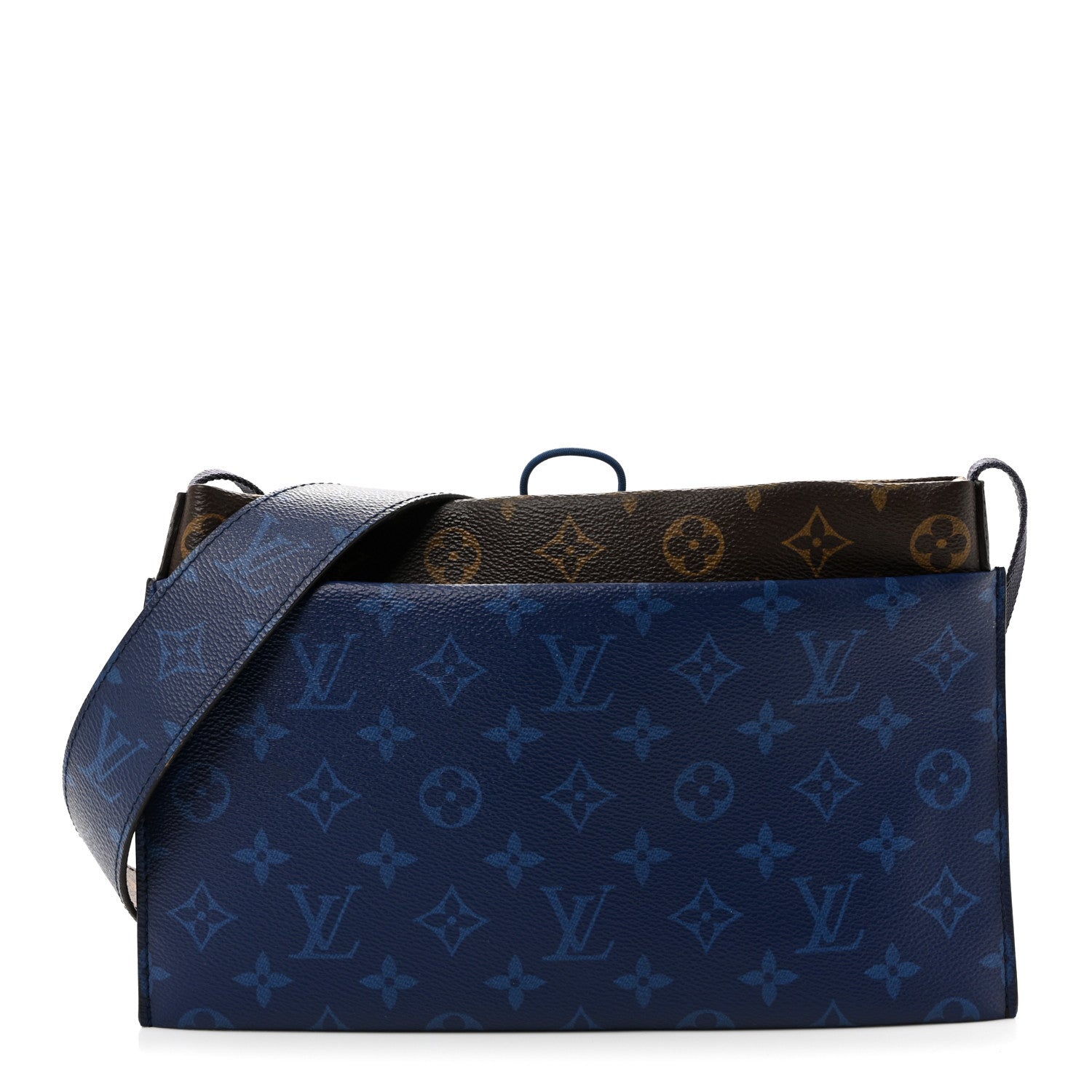 Monogram Small Outdoor Pouch Pacific Blue