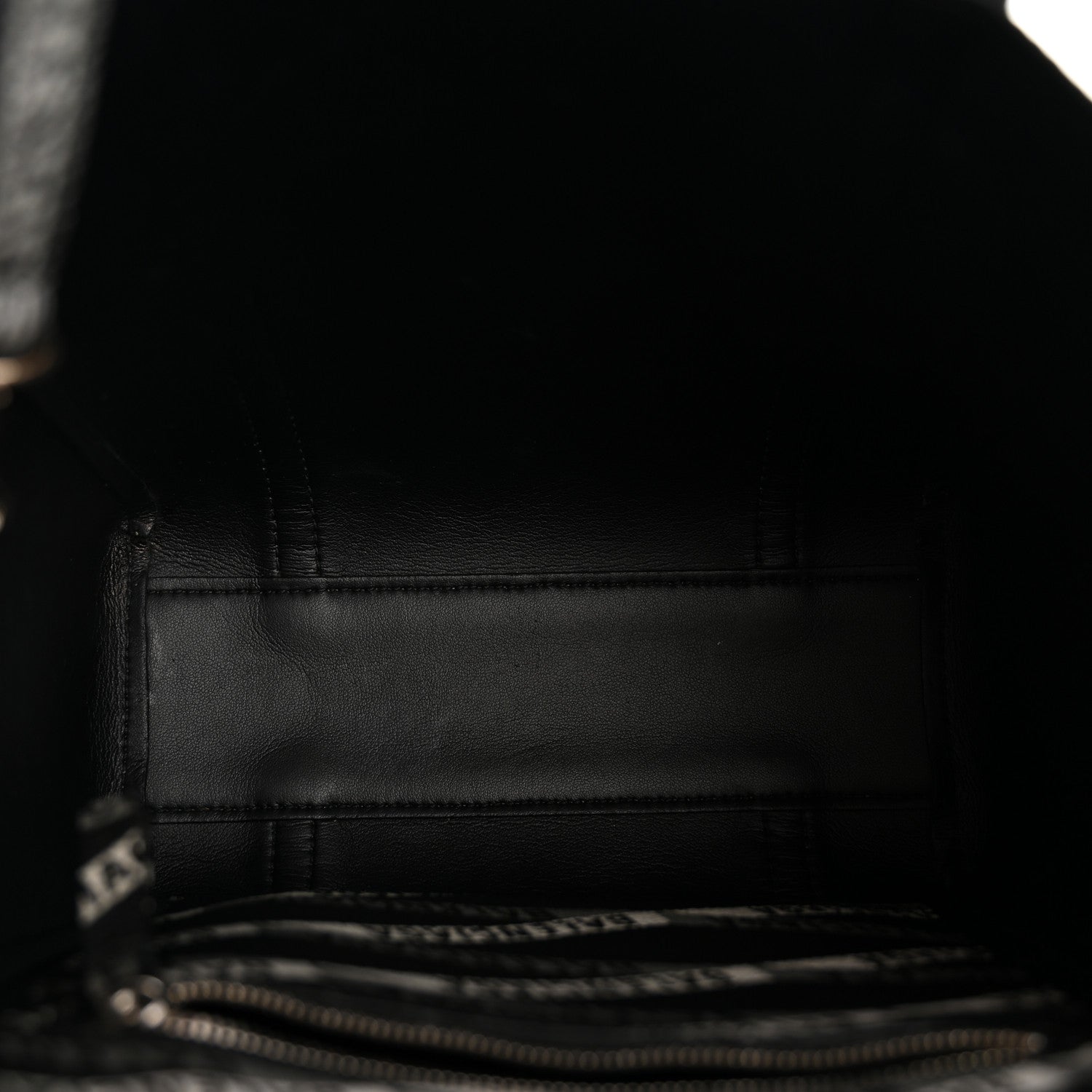 Coated Canvas Losange Monogram XXS Tote Black Grey