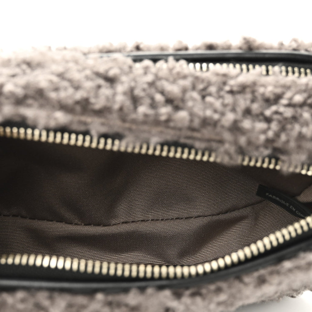 Shearling Snapshot The Teddy Camera Bag Grey