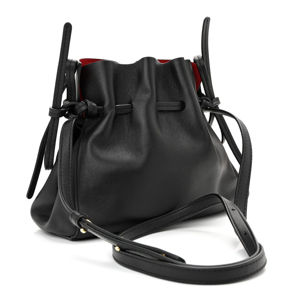 Lambskin Mini Protea Bag Black Flamma