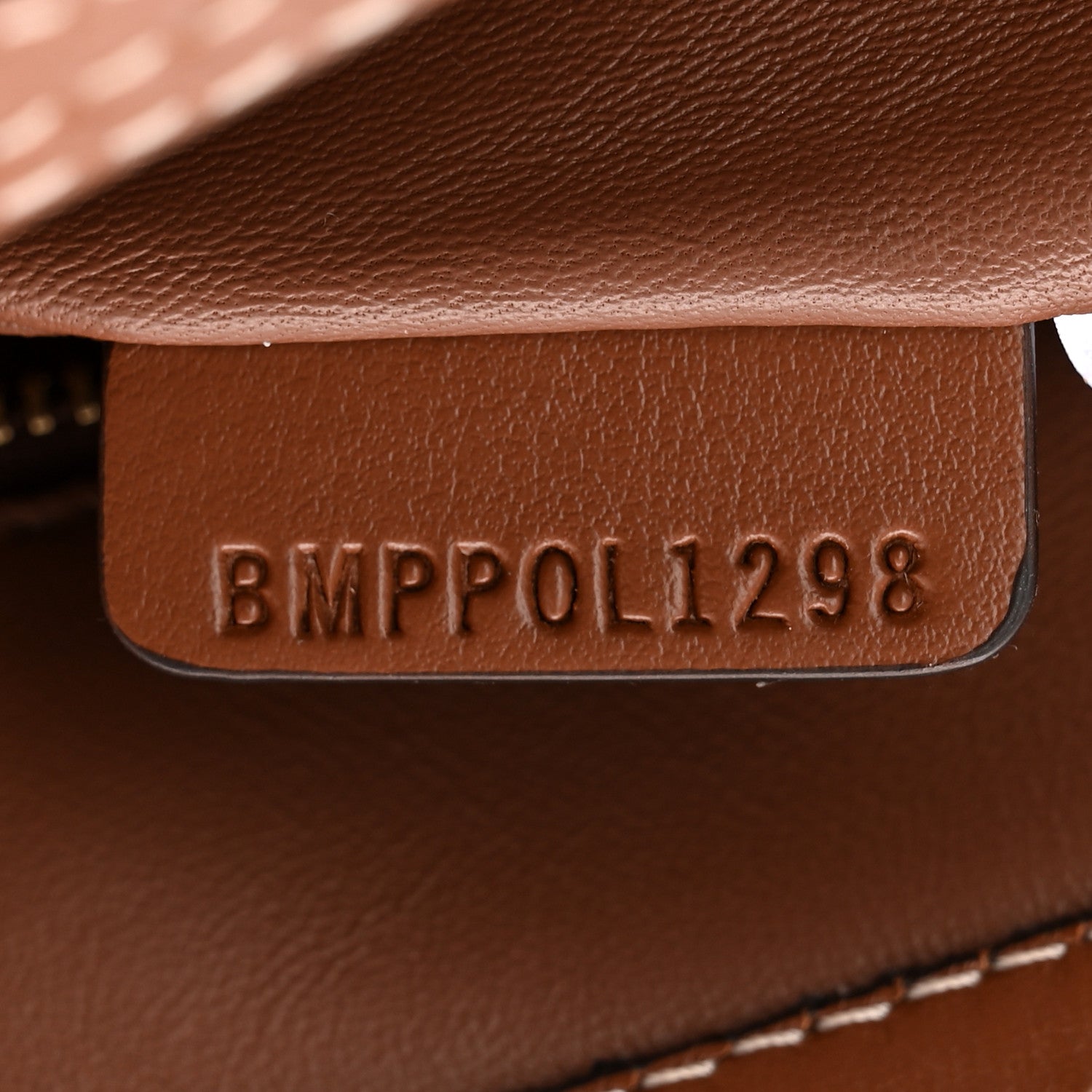 Smooth Calfskin Mini Pocket Bag Malt Brown