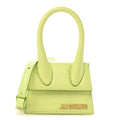 Calfskin Crocodile Embossed Le Chiquito Light Green