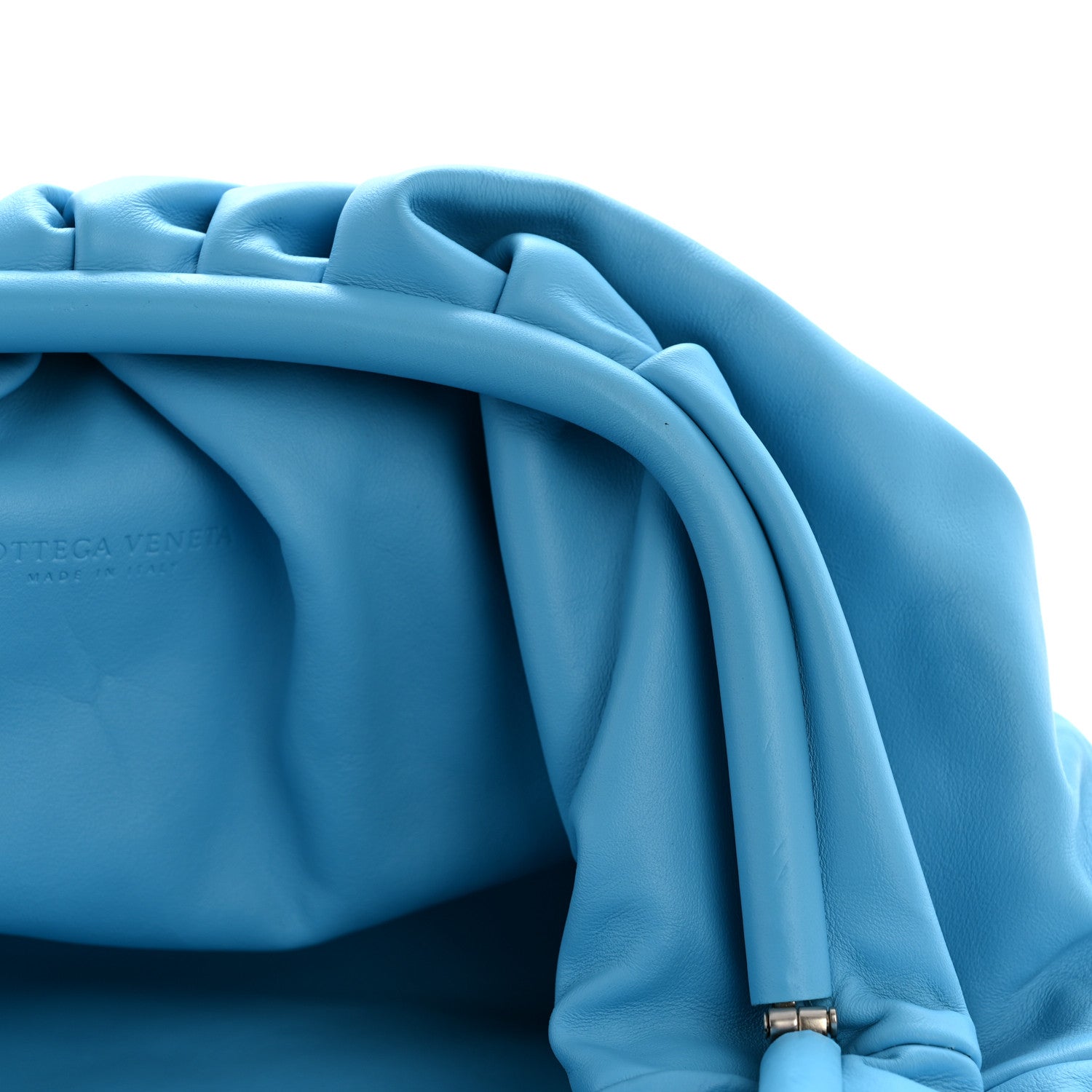 Smooth Butter Calf The Pouch Oversized Clutch Swimming Pool