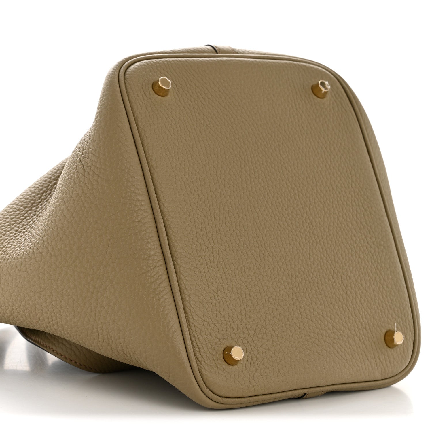 Taurillon Clemence Picotin Lock 22 MM Beige Marfa