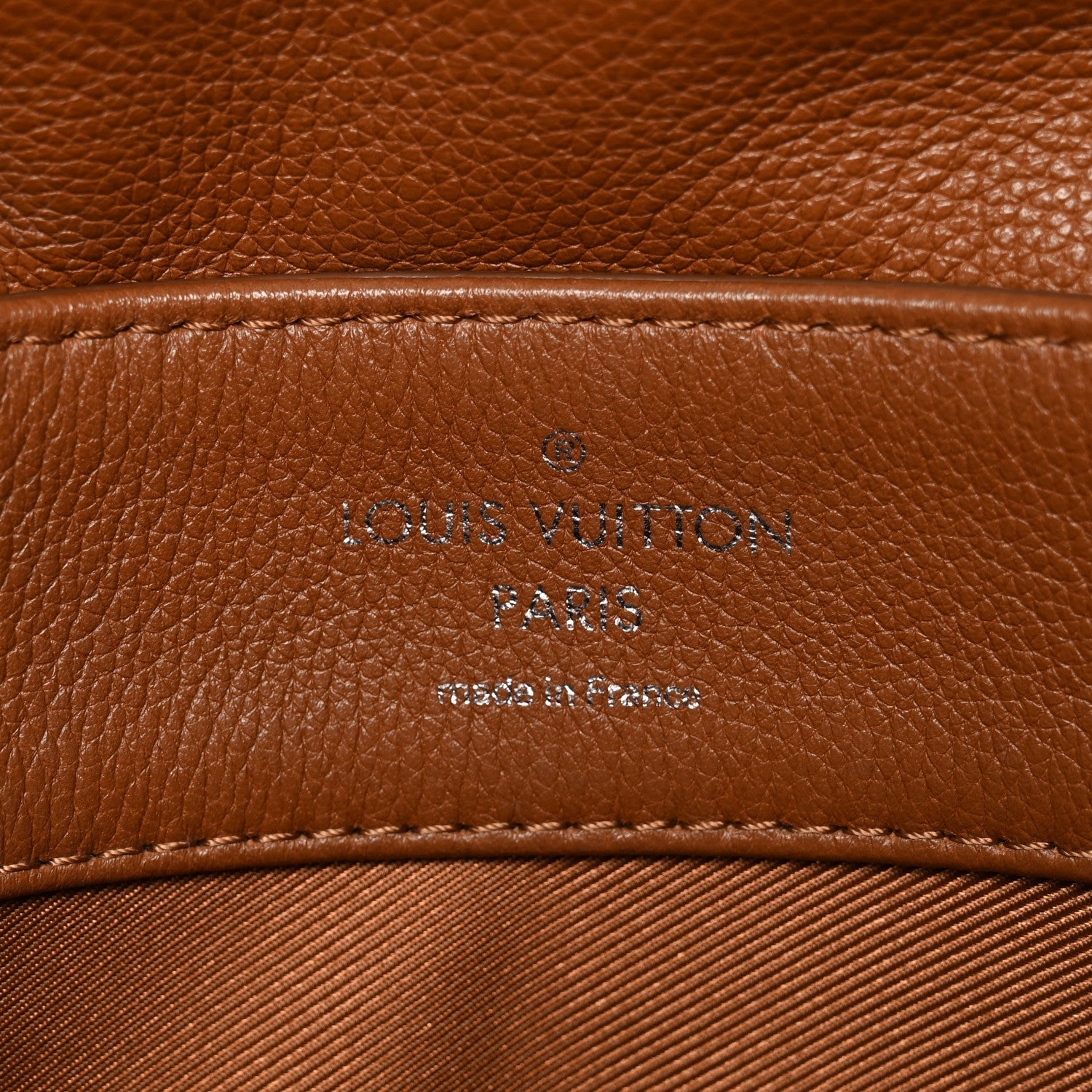 Soft Calfskin Lockme II Top Handle Cognac