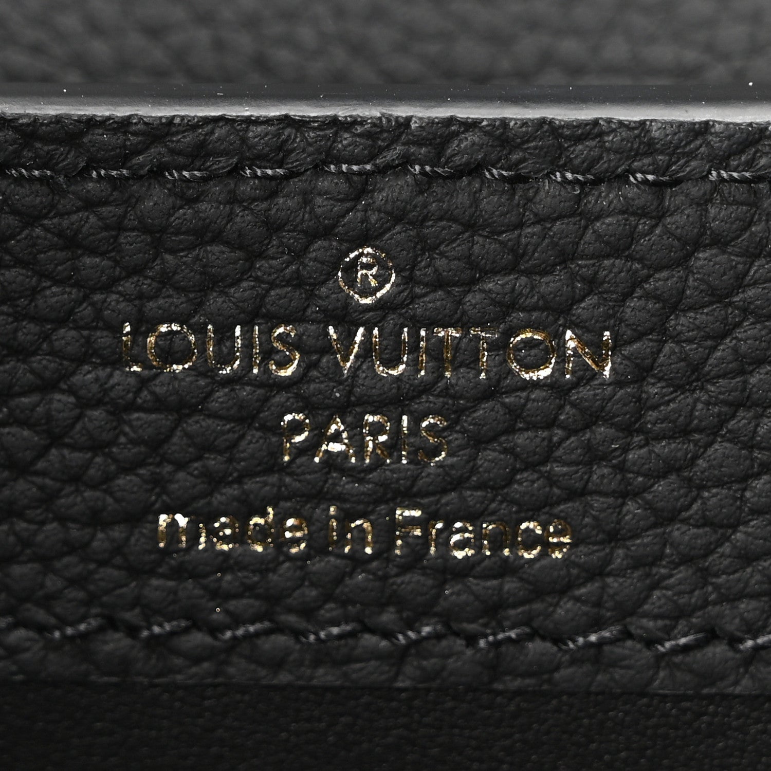 Matte Taurillon Capucines East West Mini All Black