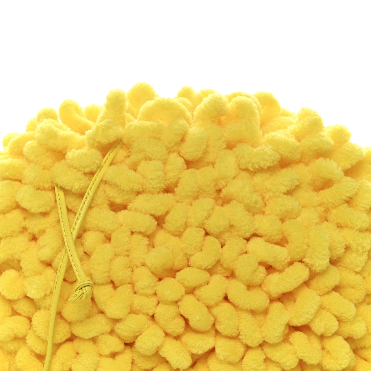 Chenille The Mini Pouch Lemon