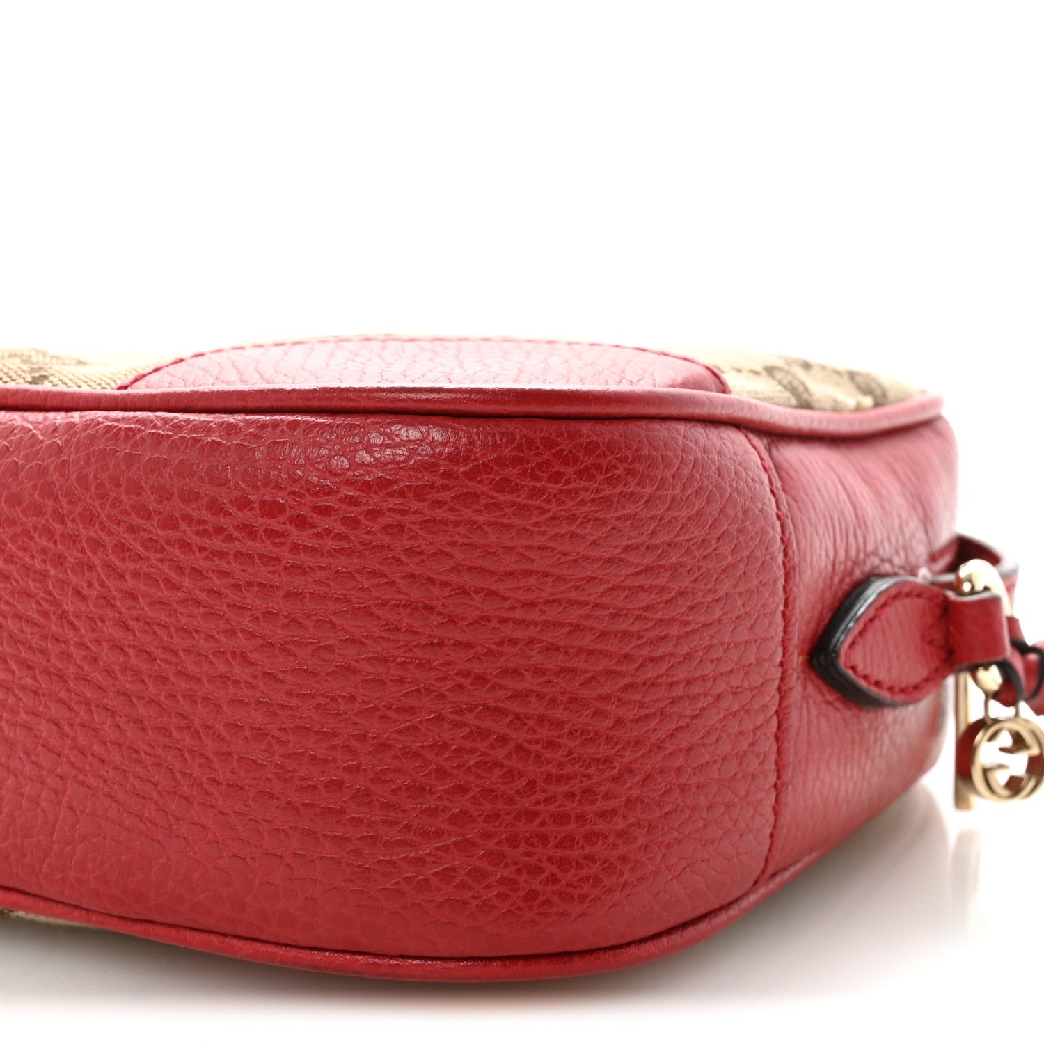 Monogram Mini Bree Messenger Bag Red
