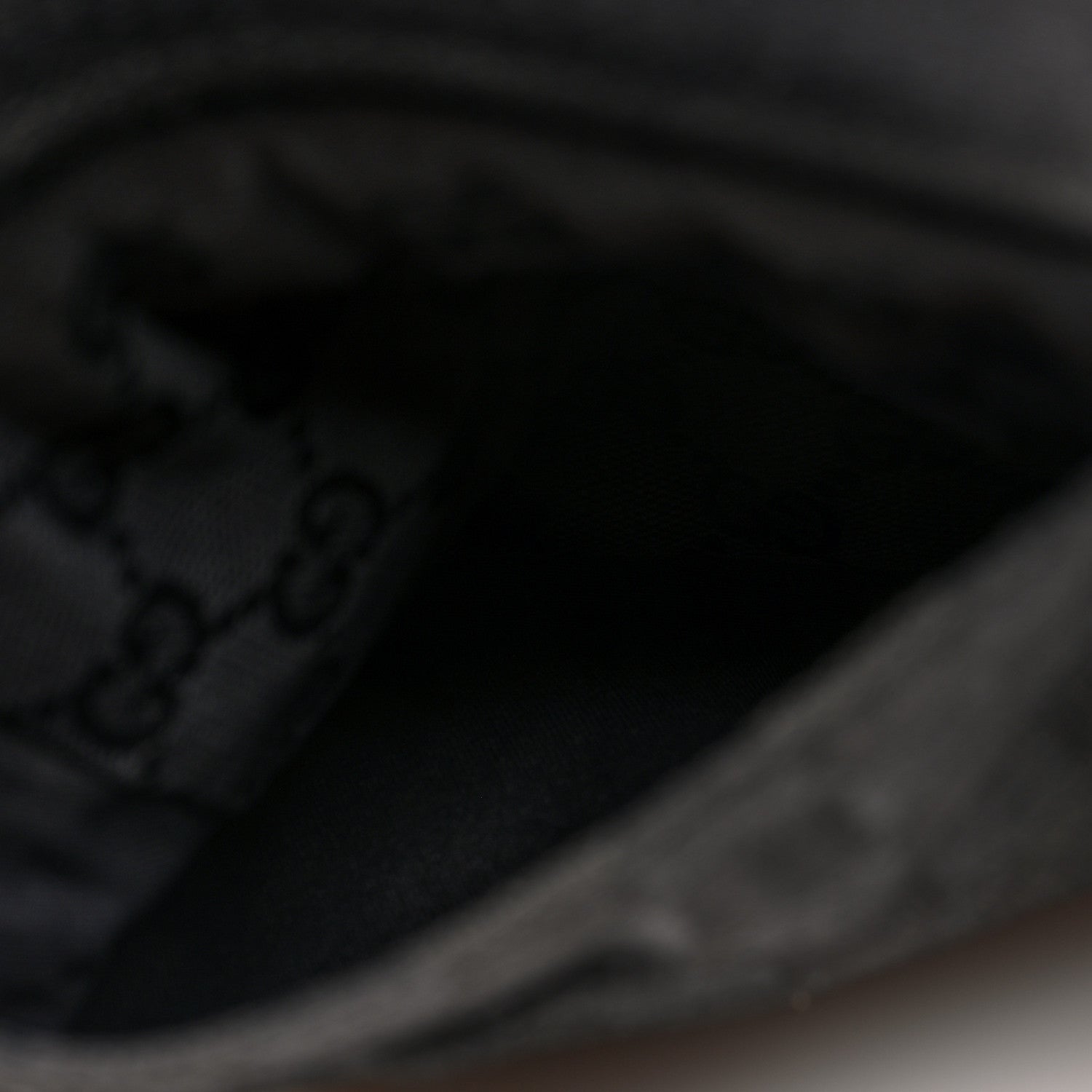 GG Monogram Double Pocket Belt Bag Black
