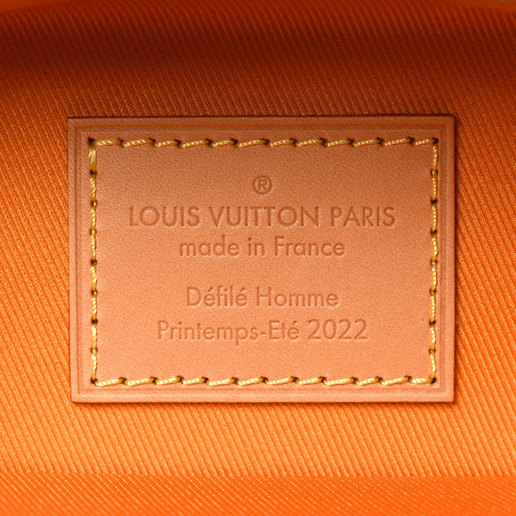 Calfskin N°7 Vertical Box Trunk Yellow