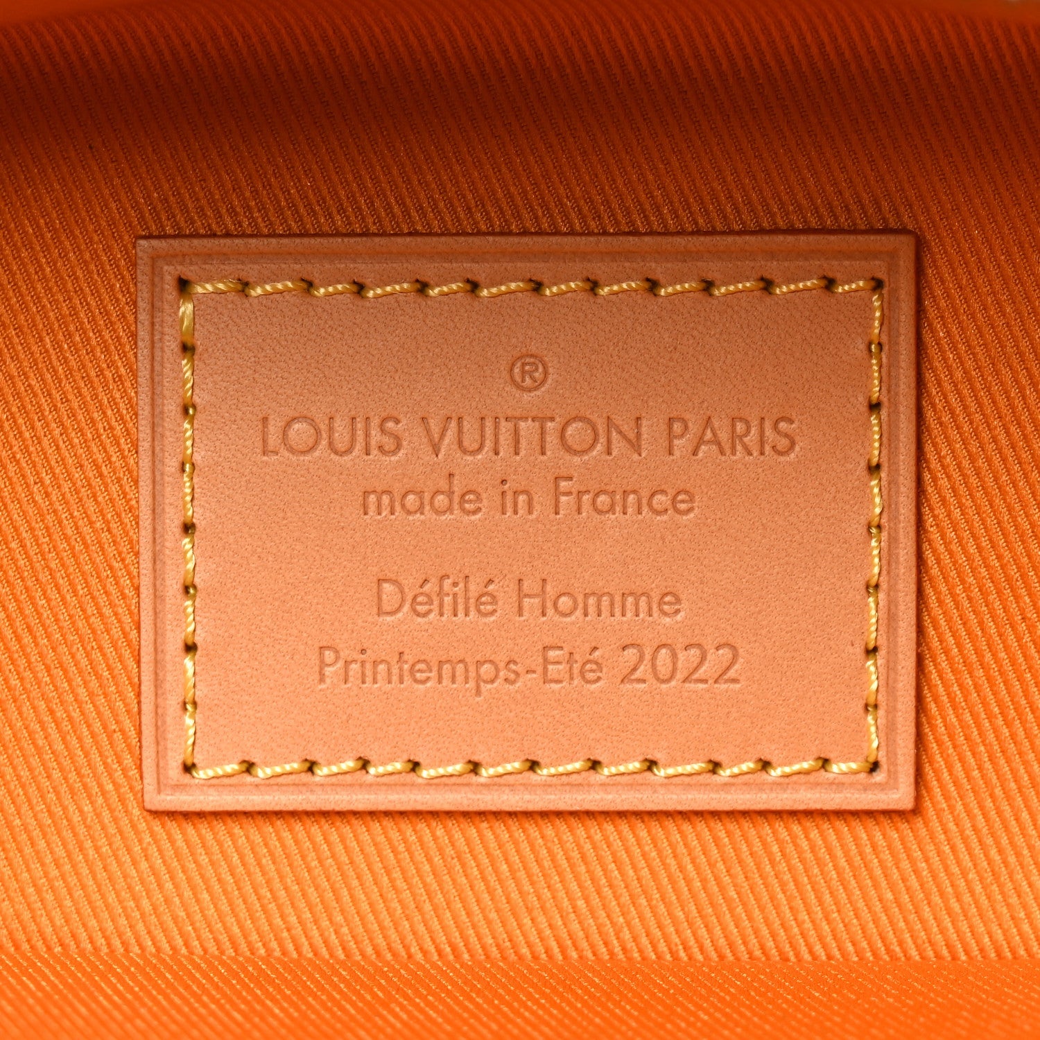 Calfskin N°7 Vertical Box Trunk Yellow