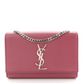 Grain De Poudre Small Classic Monogram Kate Satchel Mystic Rose