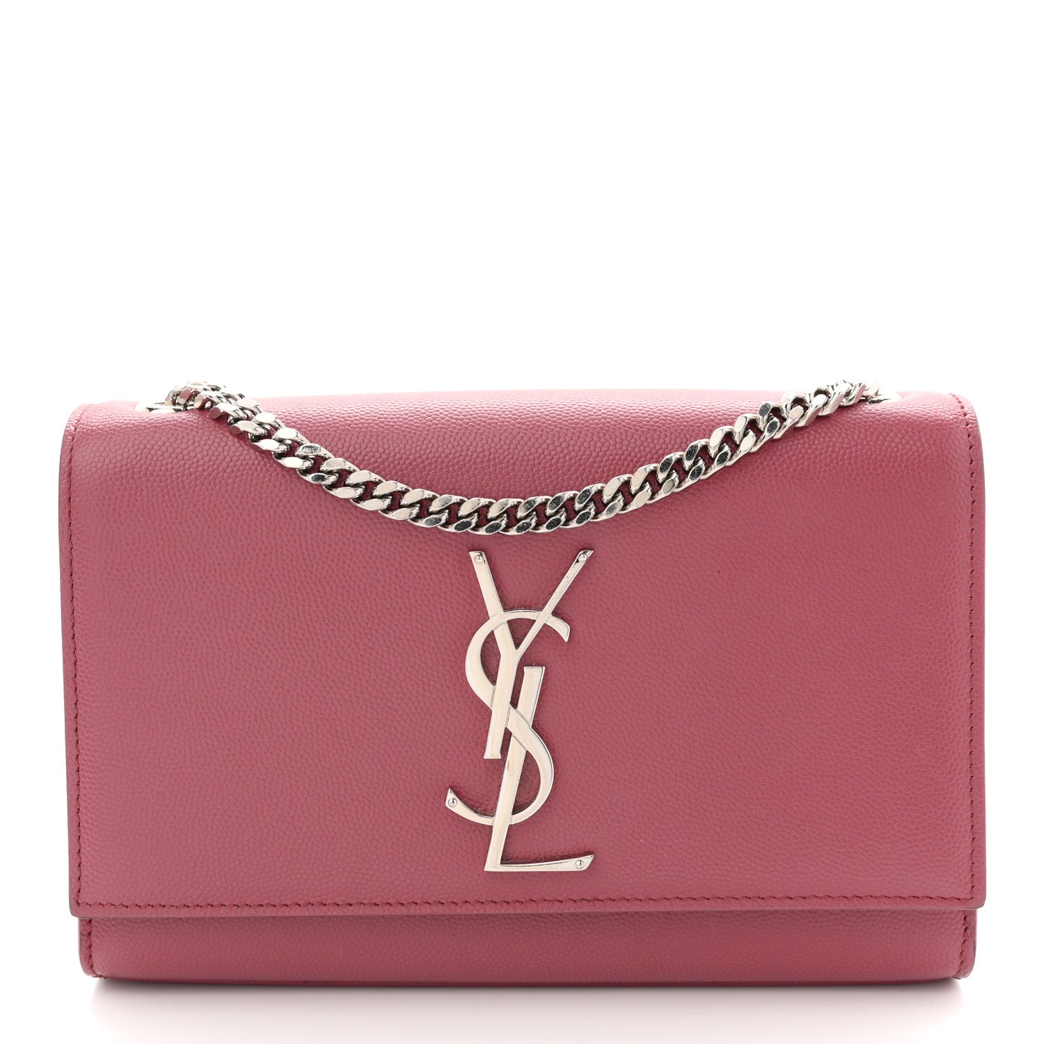Grain De Poudre Small Classic Monogram Kate Satchel Mystic Rose
