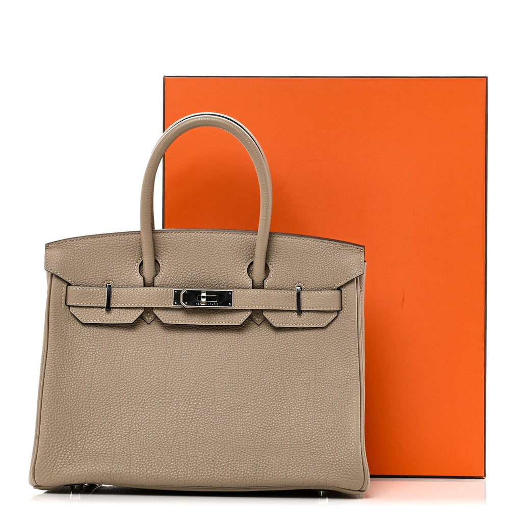 Togo BIRKIN 30 Gris Tourterelle
