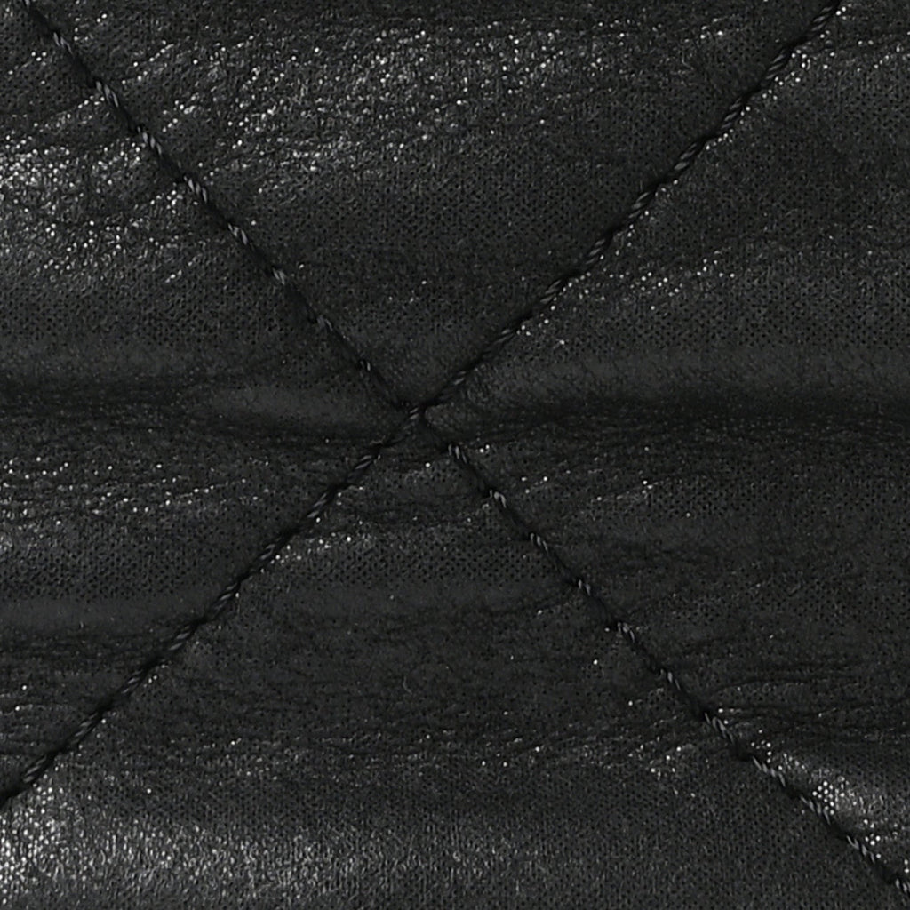 Iridescent Calfskin VIP Shopping Tote Black