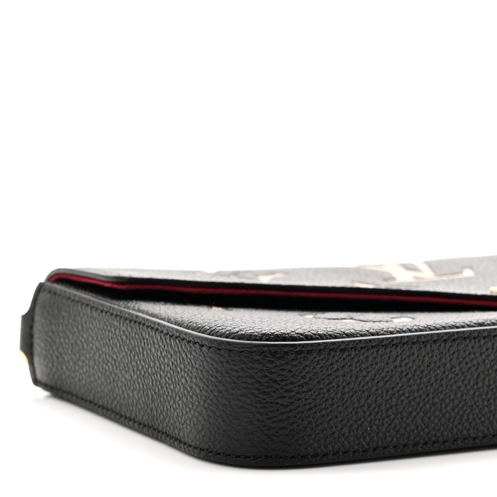 Empreinte Monogram Giant Felicie Pochette Black Beige