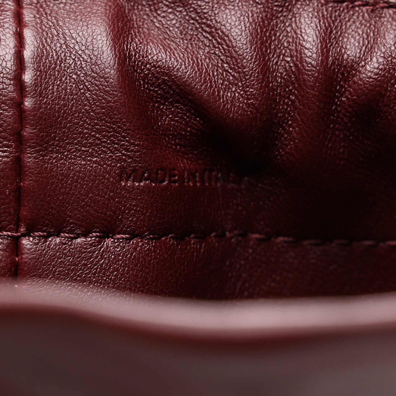 Lambskin small Crystal Pouch Crossbody Bag  Syrah