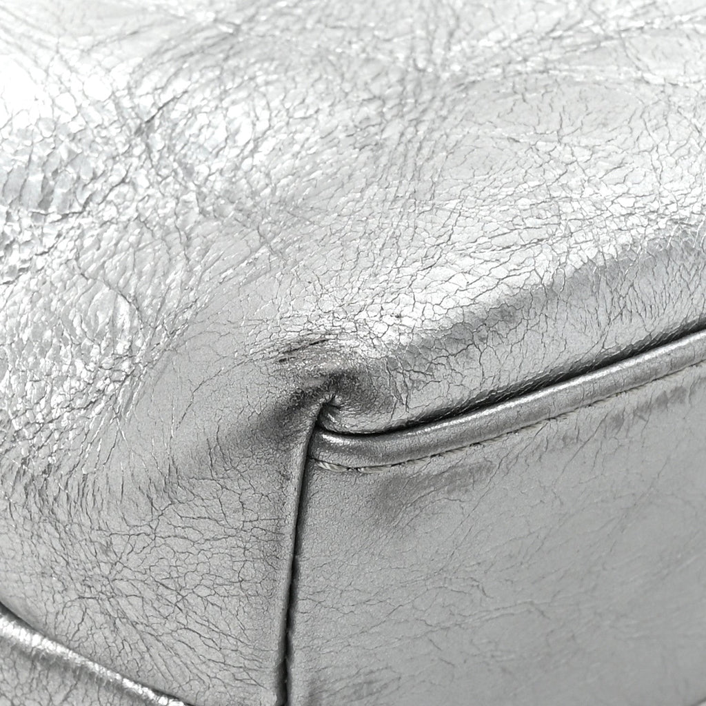 Calfskin Chain 20s Signe Tote Silver