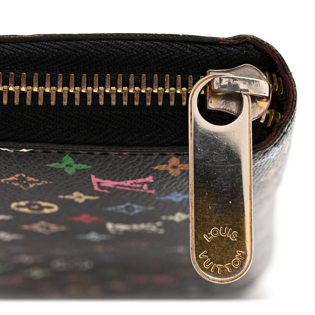 Monogram Multicolor Zippy Wallet Black Grenade