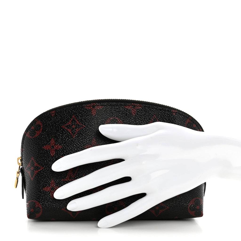 Monogram Tomette Cosmetic Pouch PM Black