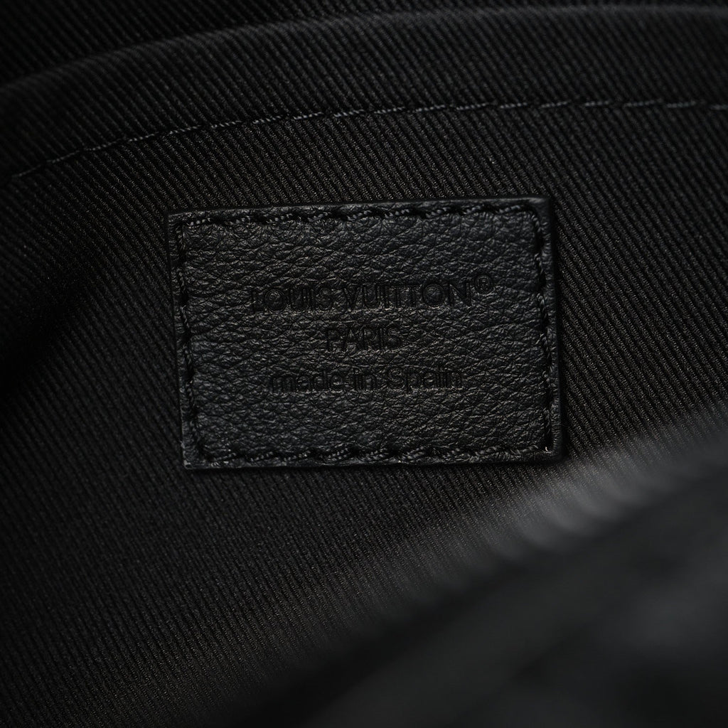 Calfskin Monogram Shadow Trocadero Wearable Wallet Black
