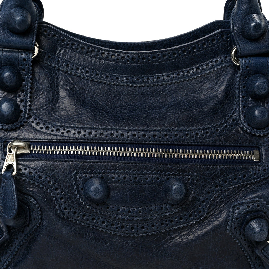Agneau Giant Brogues Hardware City Bleu Roi