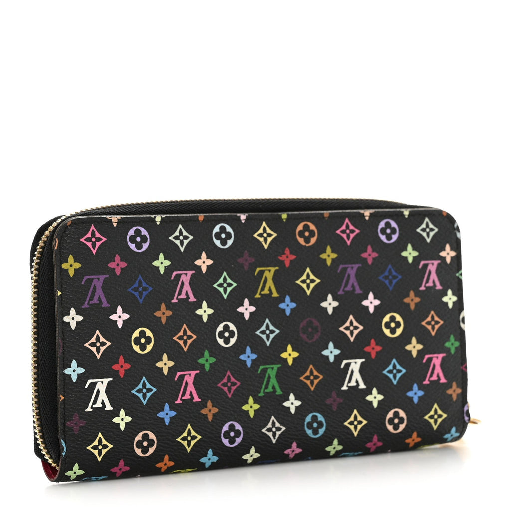 Monogram Multicolor Zippy Wallet Black Grenade