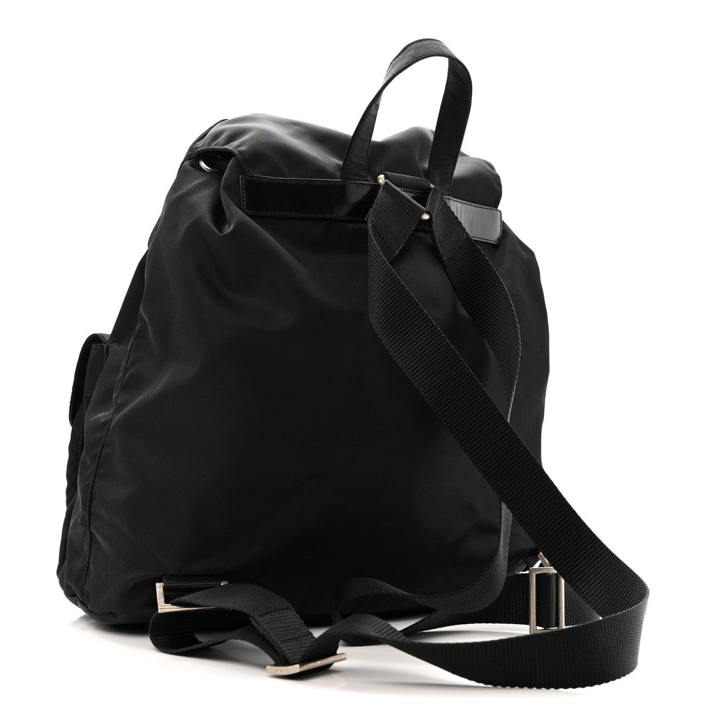 Nylon Vela Medium Backpack Black