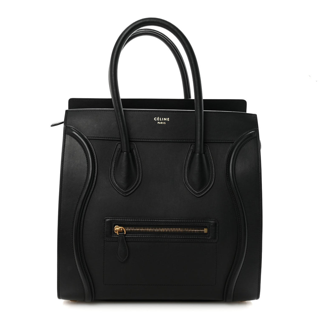 Smooth Calfskin Mini Luggage Black