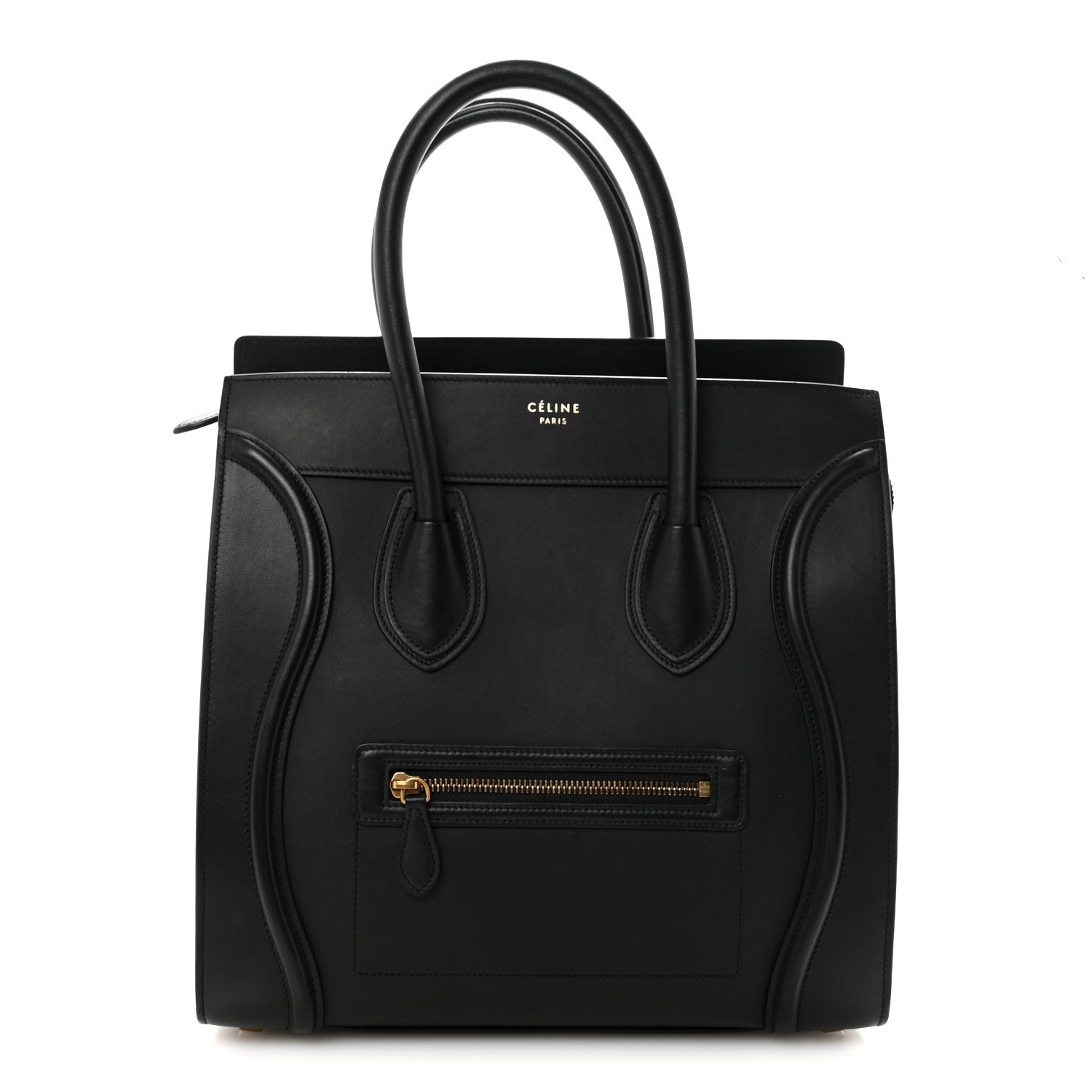 Smooth Calfskin Mini Luggage Black