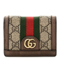GG Supreme Monogram Web Ophidia  Case Beige New Acero