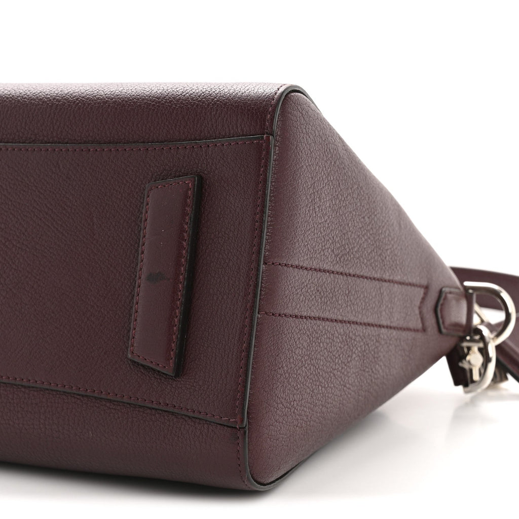 Sugar Goatskin Small Antigona Aubergine