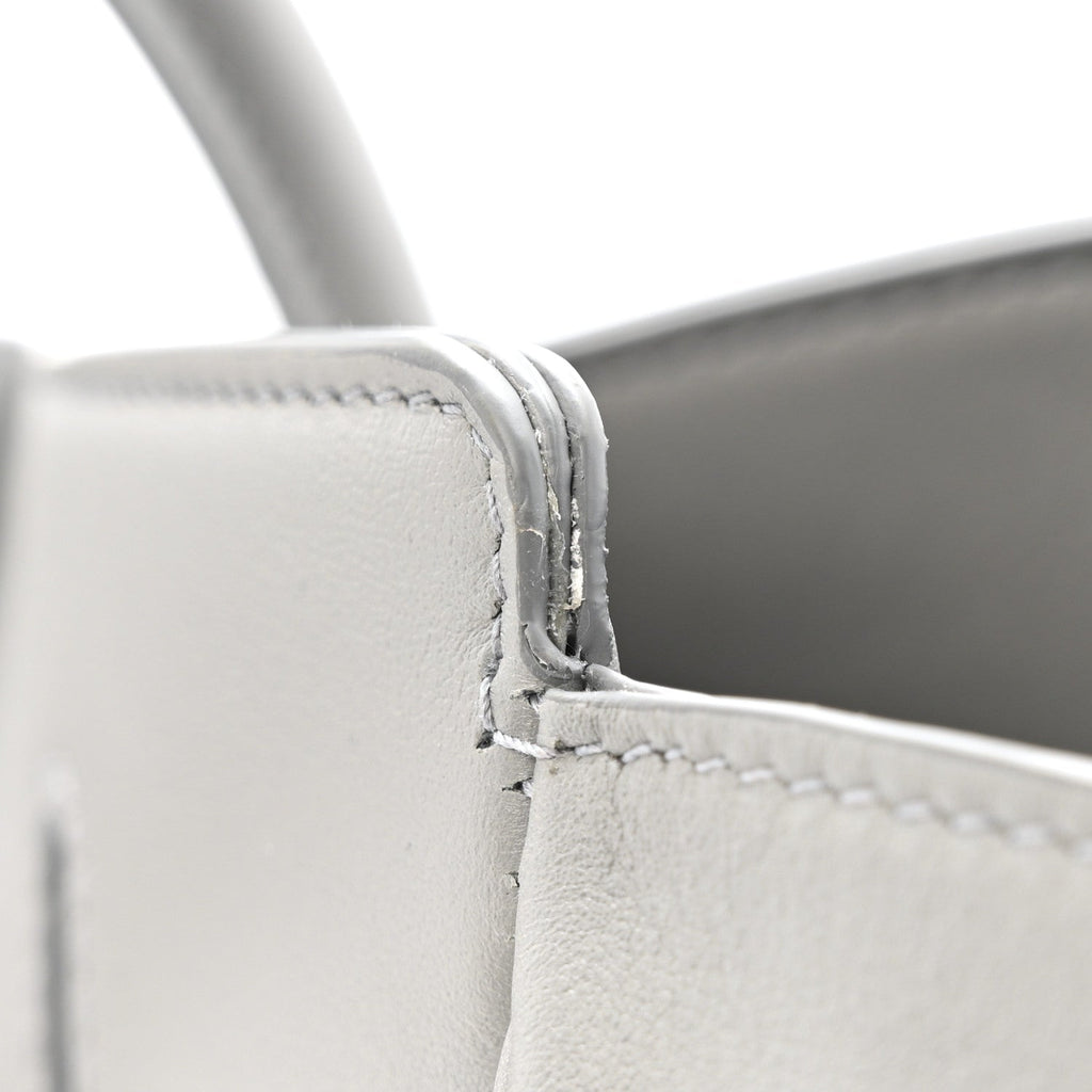 Smooth Calfskin Hampton Carry All Bag Grey