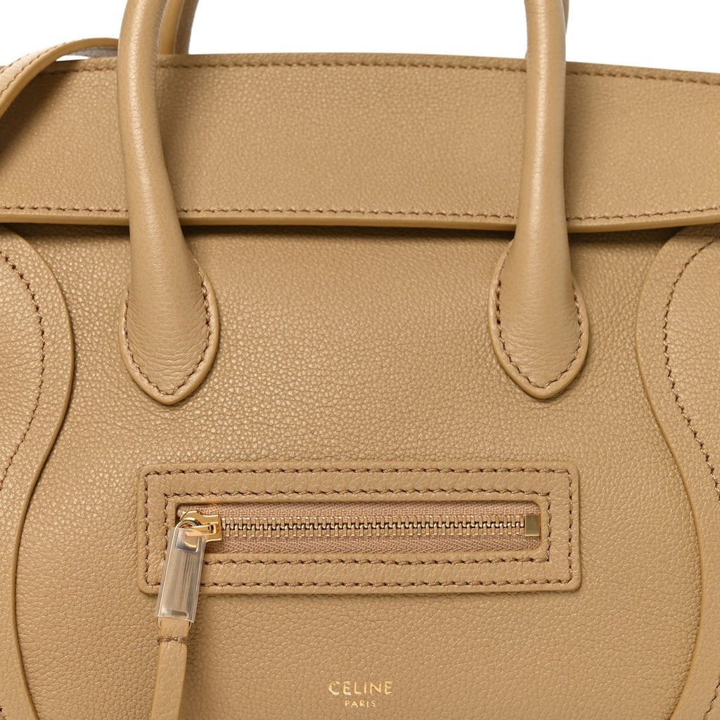 Grained Calfskin Small New Luggage Sandcastle