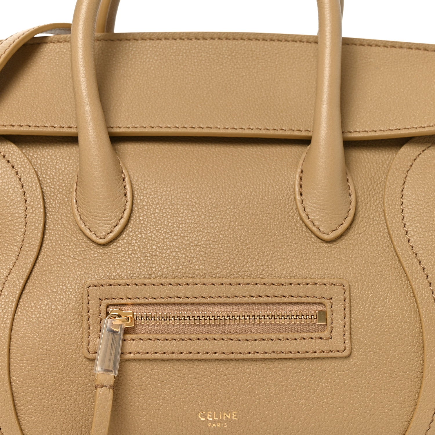 Grained Calfskin Small New Luggage Sandcastle