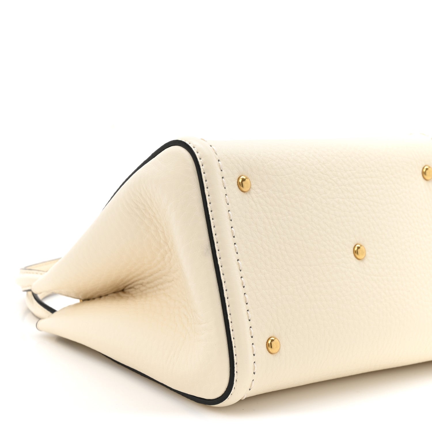 Soft Grainy Calfskin Alltime Small Handbag Ivory
