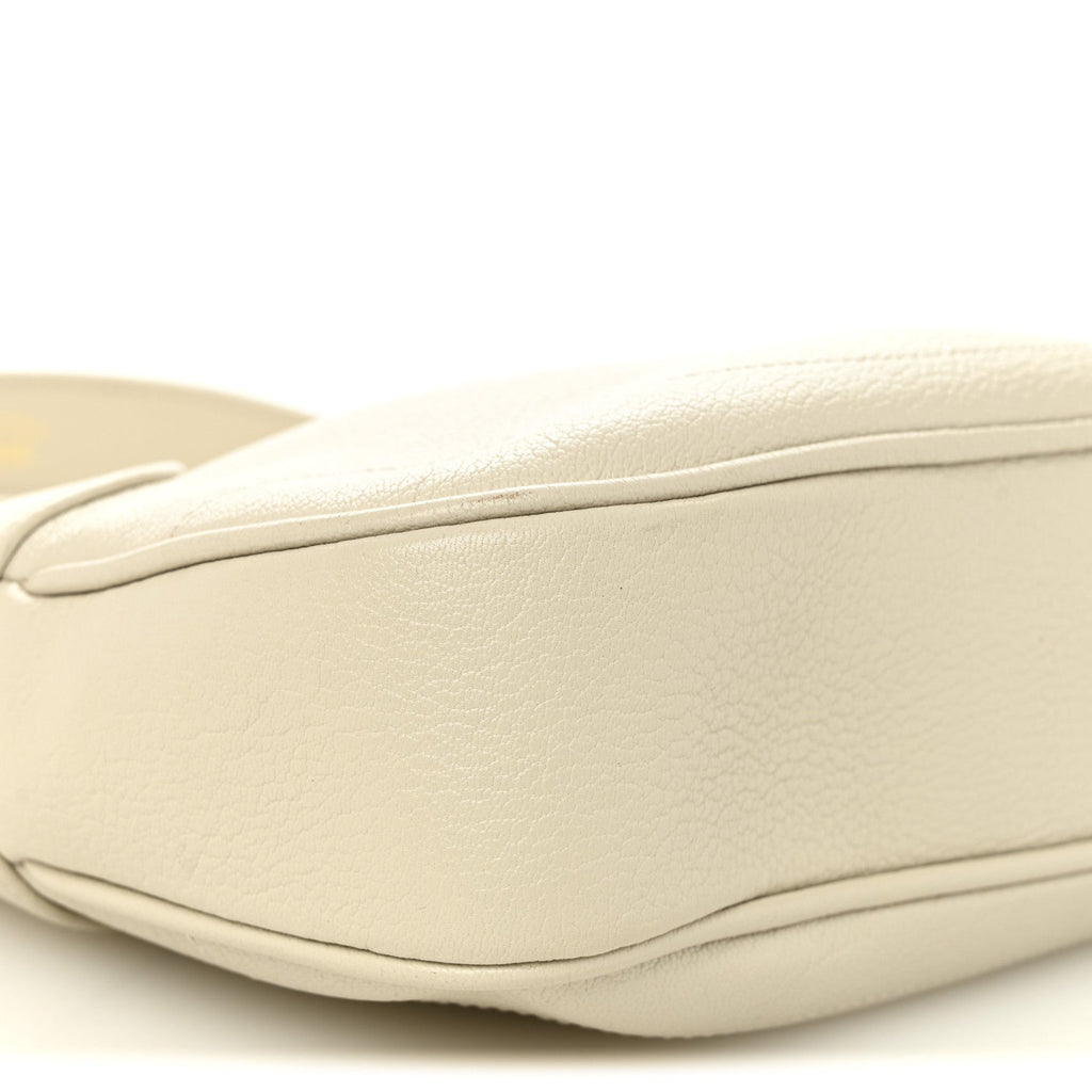 Goatskin Small Aphrodite Shoulder Bag Mystic White
