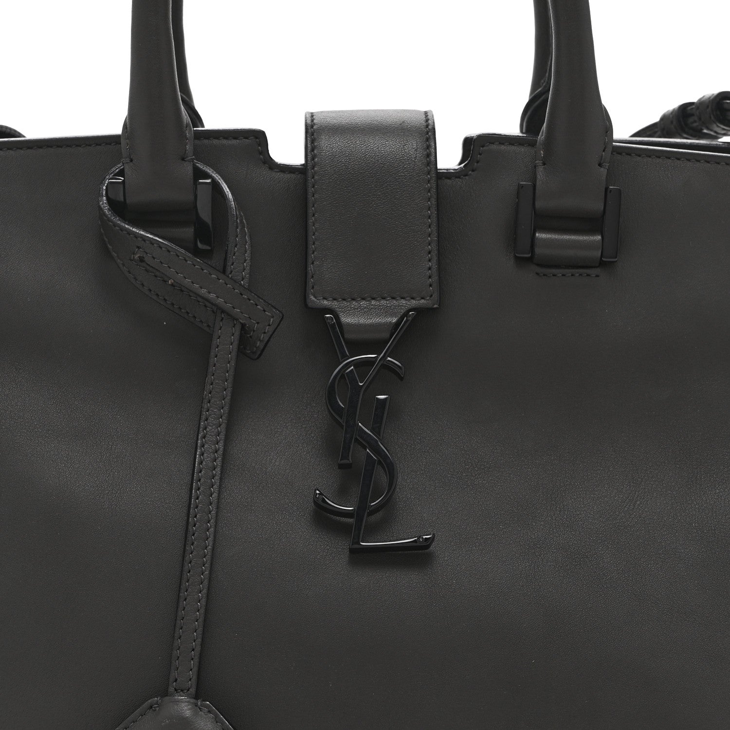Calfskin Small Monogram Cabas Grey