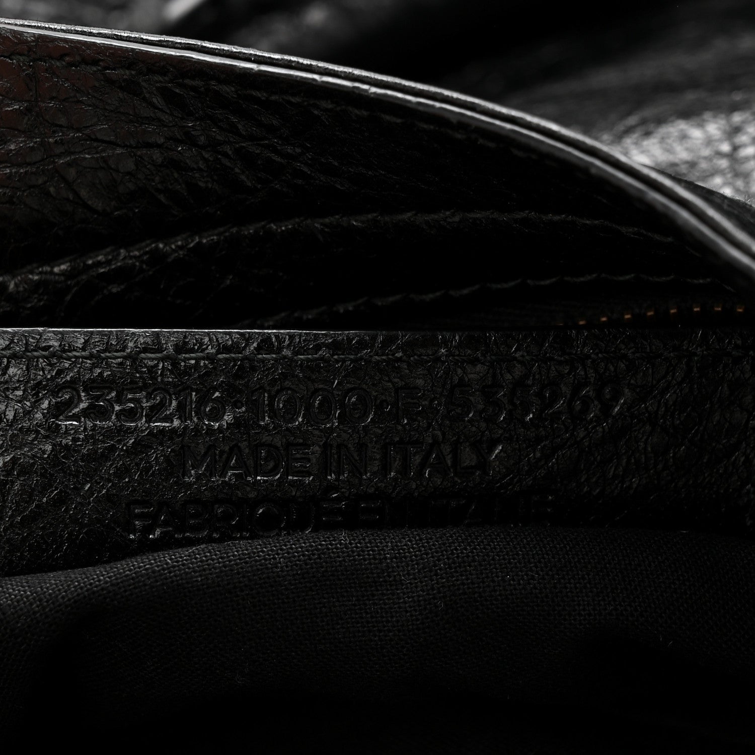 Agneau Classic Hardware Velo Black
