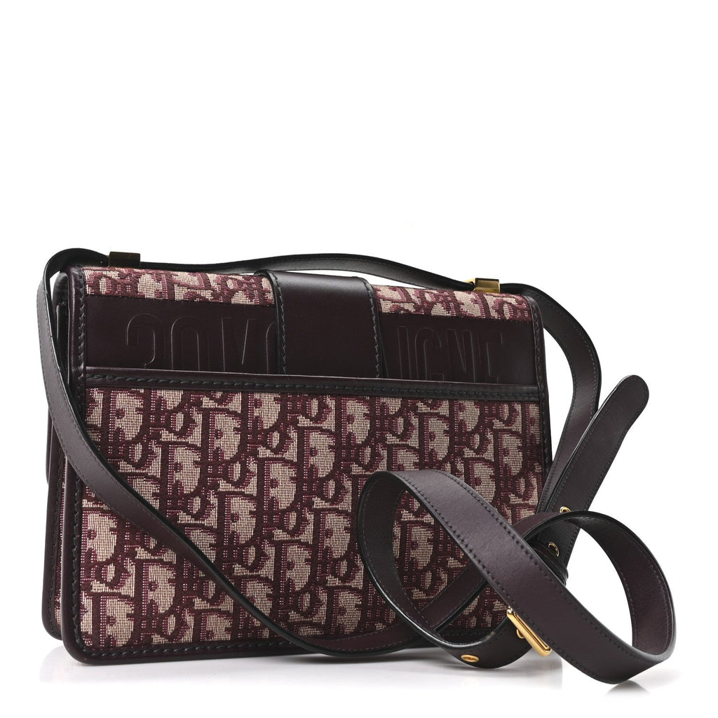 Oblique 30 Montaigne Flap Bag Burgundy