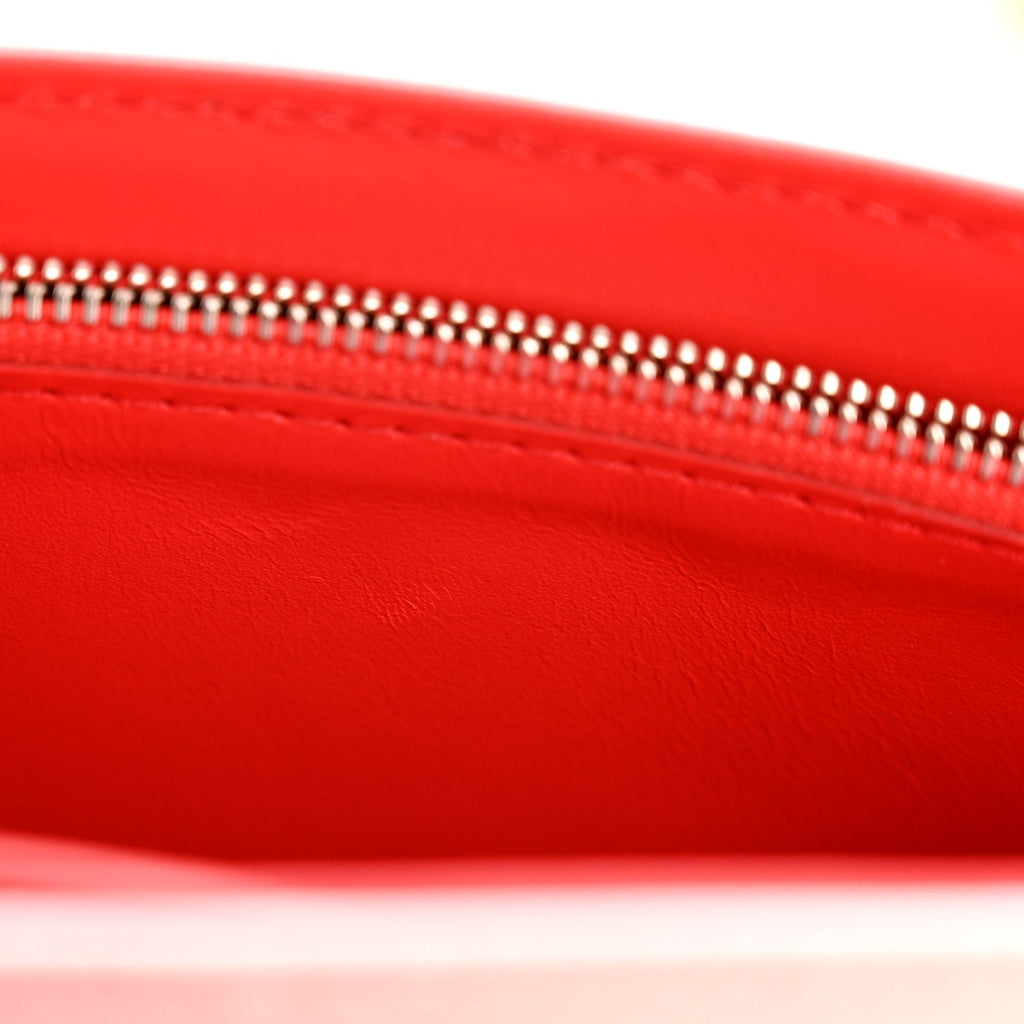 LV X YK Epi Infinity Dots Twist Shoulder Bag PM White Red