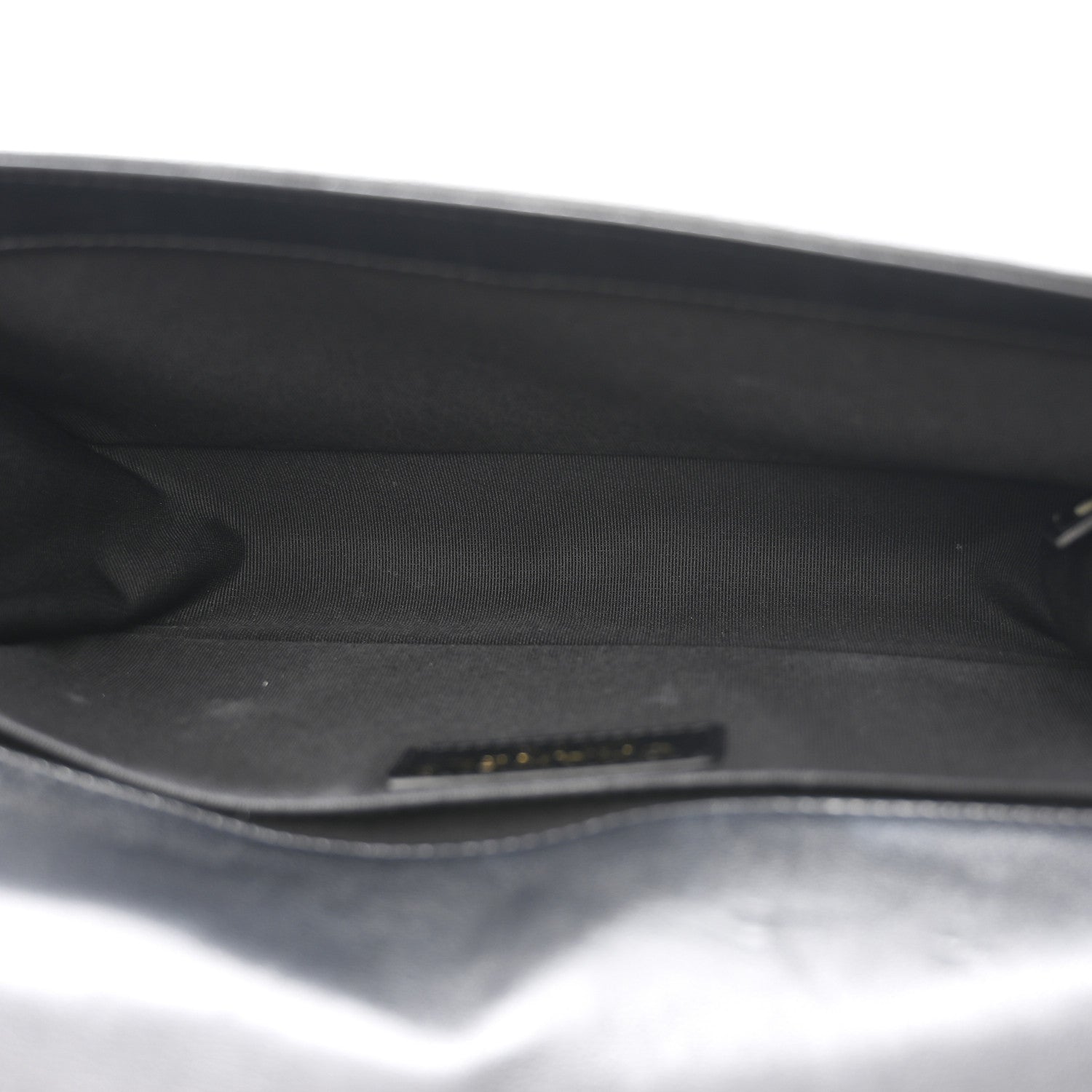 Lambskin Quilted Medium Boy Flap Black