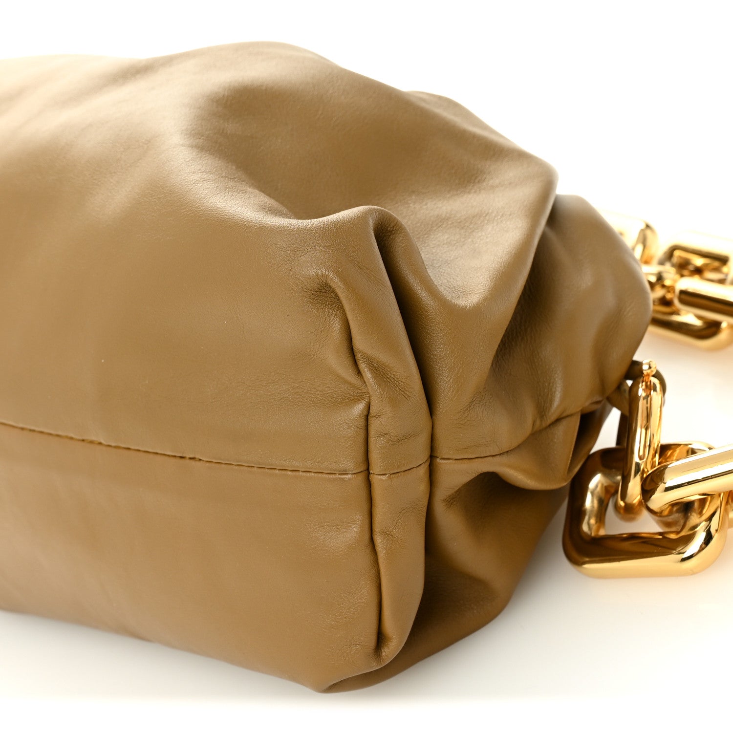 Calfskin The Pouch Chain Moutarde